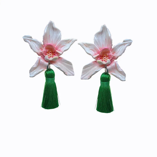 Aros Orquídeas Blancos