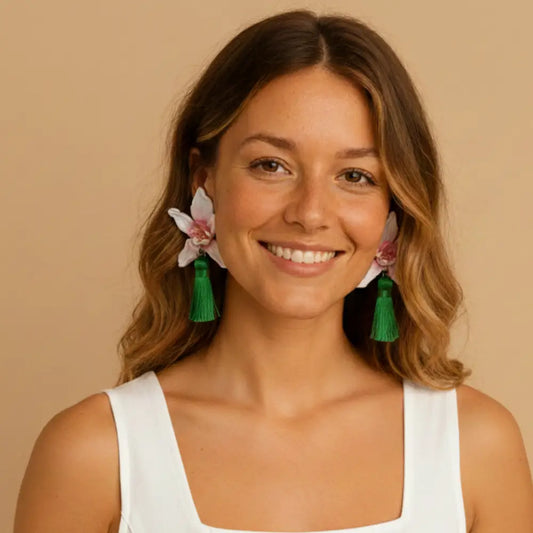 Aros Orquídeas Blancos