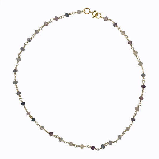 Collar Chocker Turmalina Oro 18k