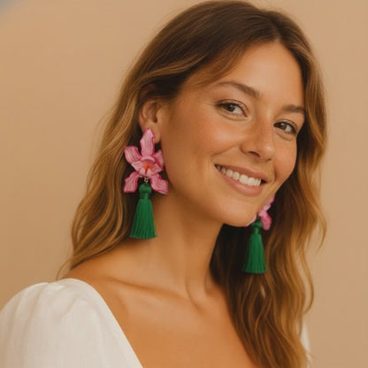 Aros Orquídeas Rosados